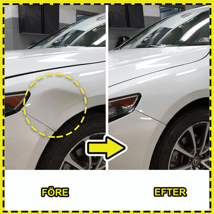 "Bilavdragare för dentreparation med sugkopp, enkel att använda, gul och svart design, lyfter upp till 10 kg."