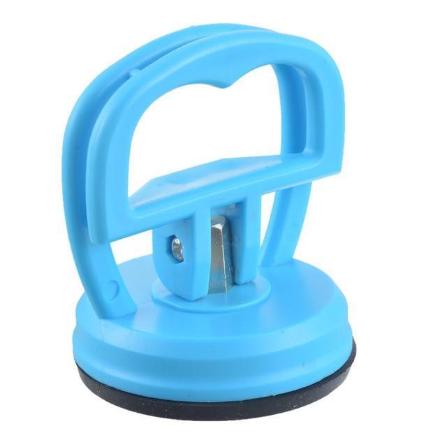 "Bilavdragare för dentreparation med sugkopp, enkel att använda, gul och svart design, lyfter upp till 10 kg."