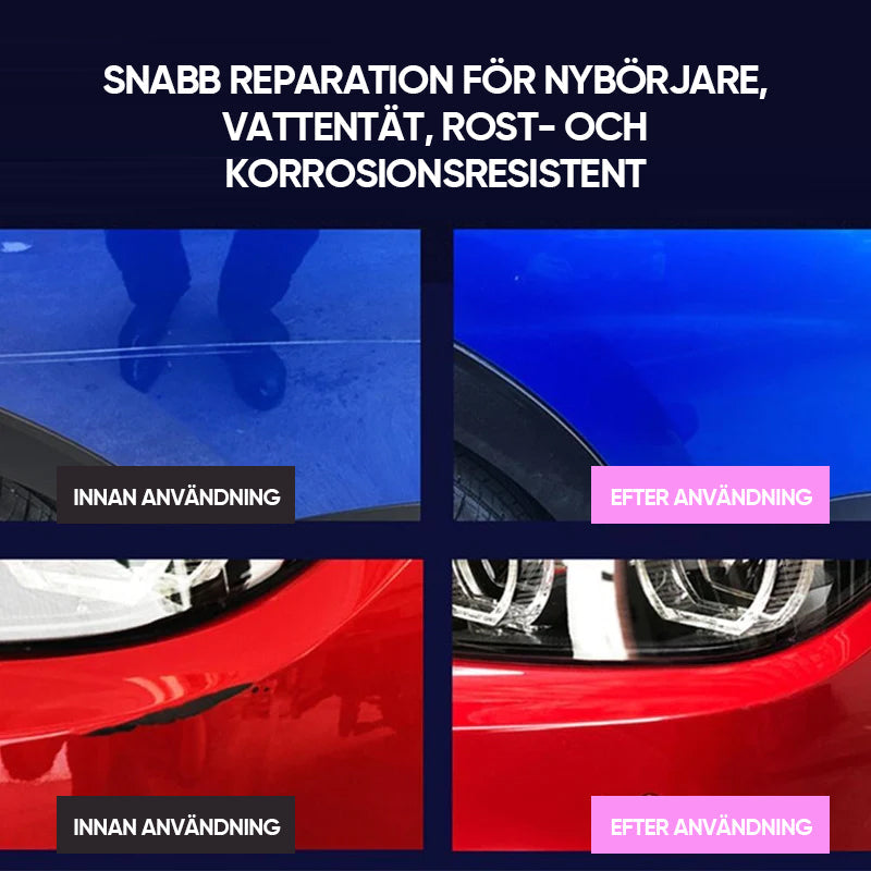 "Bilreparationspenna för repor, 8 färger, visas med champagne guld, perfekt för att enkelt dölja bilrepor."