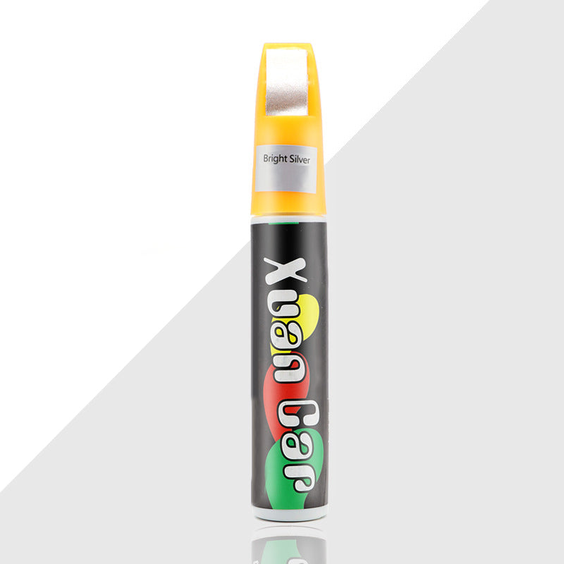 "Bilreparationspenna för repor, 8 färger, visas med champagne guld, perfekt för att enkelt dölja bilrepor."