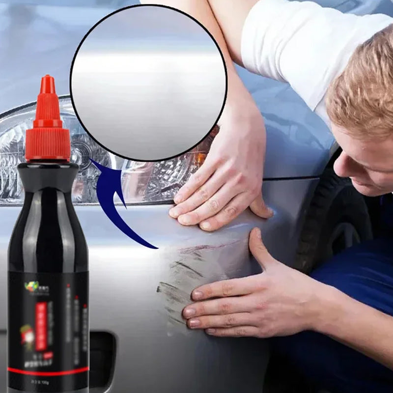 "Bilreparationsvax, gul flaska, skyddar och döljer repor, passar alla färger och lacker, 100ml för bilvård"