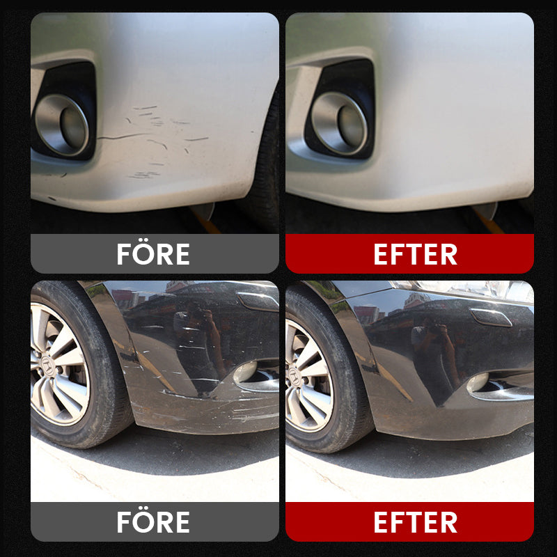 "Bilreparationsvax som återställer glans och tar bort repor med enkel applicering och reflekterande finish, 120 ml."