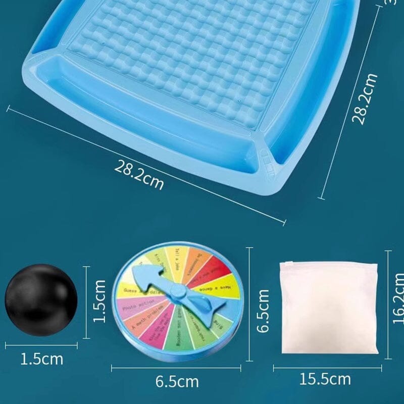 "Blå magnetiska schackpjäser för barn, ergonomiska och släta, perfekta för strategisk lek och kognitiv utveckling."