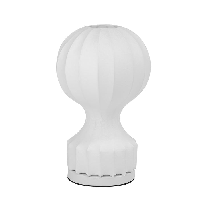 "Bordslampa Luftballong, organisk design, varm belysning, stålram, för moderna och klassiska interiörer."
