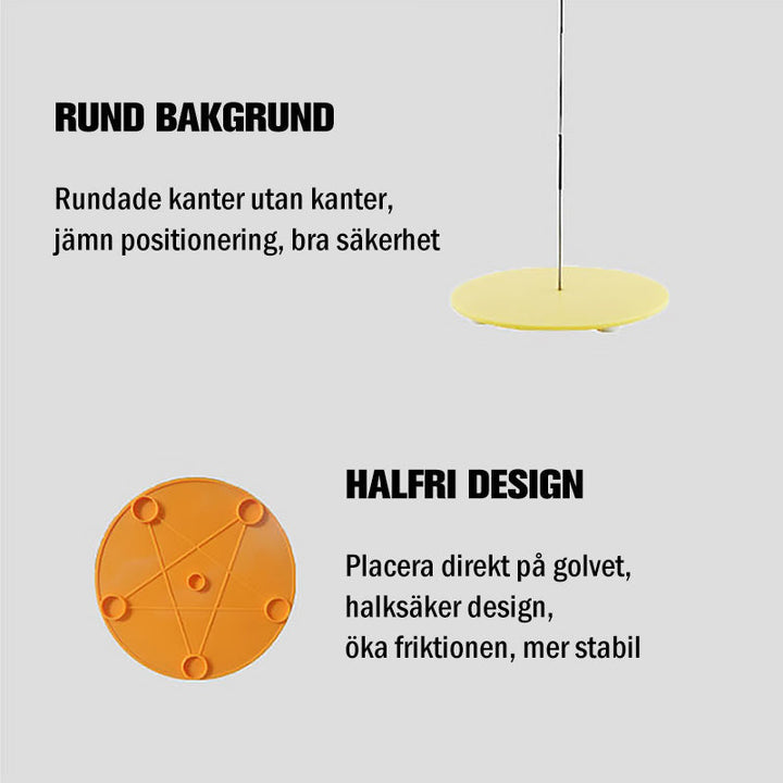 "Bordtennistränare i användning för hemmafamilj, flexibel och hållbar design, perfekt för inomhus- och utomhuslek."
