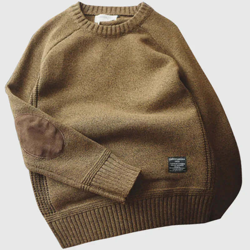 Elegant Brun Ulltröja – För Höst och Vinter