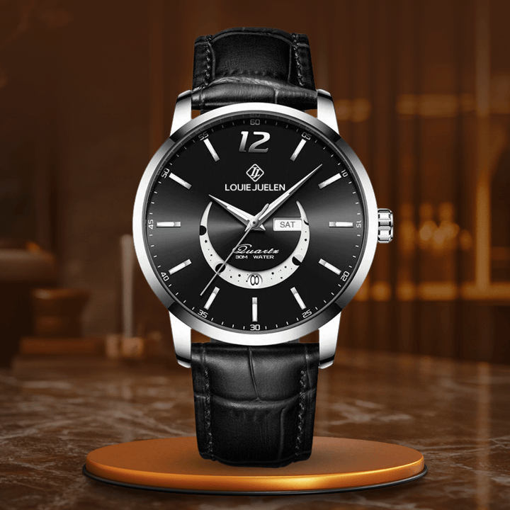 Elegant Luminous Moonphase Klocka