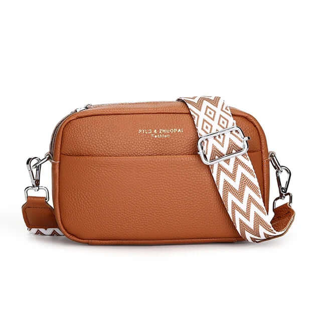 Crossbody - väska i läder av hög kvalitet för kvinnor – Stil och Funktion i Ett - Glowseva