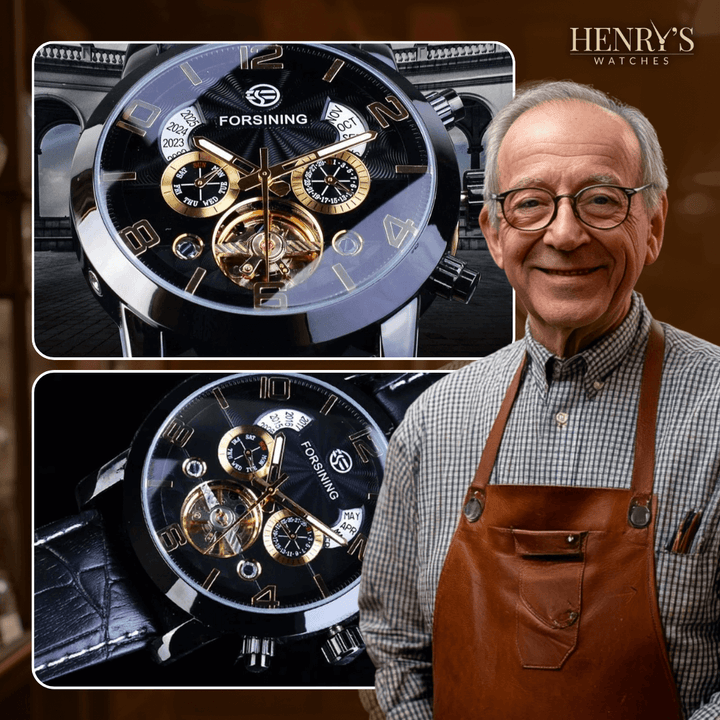 Lyxig Tourbillon Automatisk Mekanisk Klocka