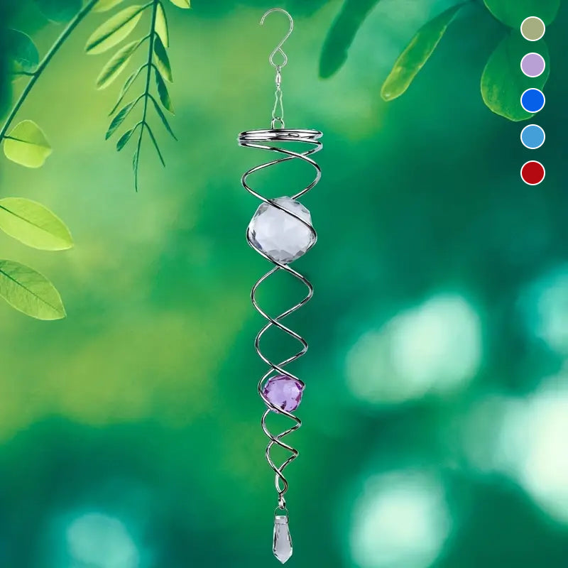 "Dekorativ spiral för hem och trädgård, elegant design, väderbeständigt material, enkel upphängning, inomhus/utomhus."