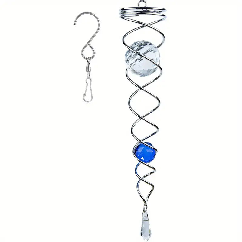 "Dekorativ spiral för hem och trädgård, elegant design, väderbeständigt material, enkel upphängning, inomhus/utomhus."