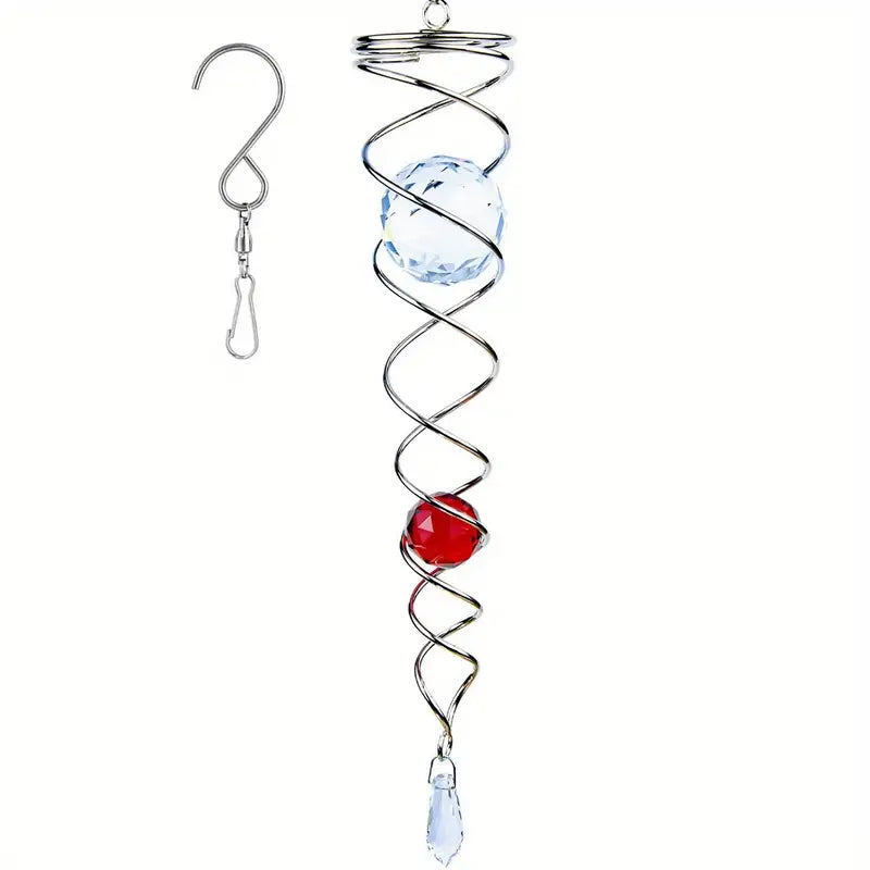 "Dekorativ spiral för hem och trädgård, elegant design, väderbeständigt material, enkel upphängning, inomhus/utomhus."
