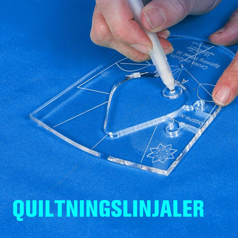 DIY Patchwork Maker Kit i färgglada tyger och symallor, perfekt för kreativa quiltprojekt och hobbyister.