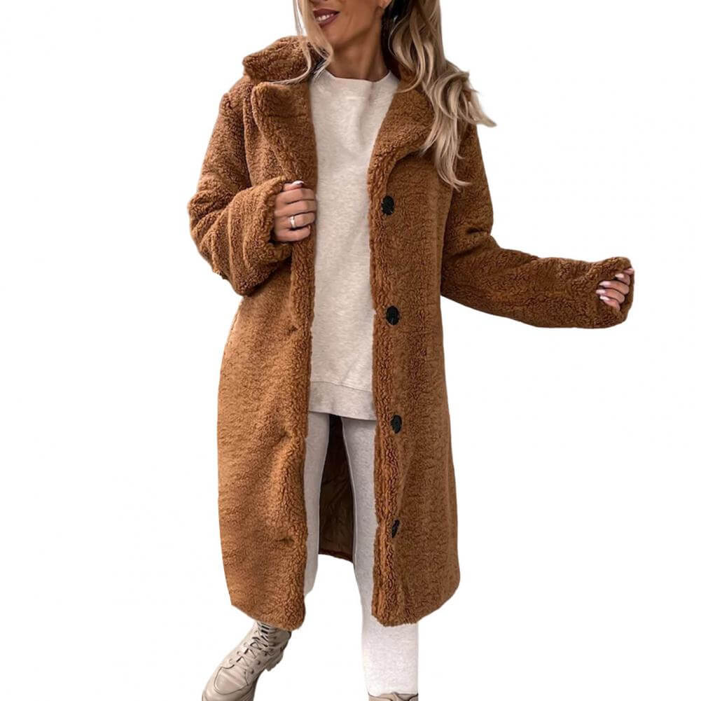 Snygg Pälsjacka för Kvinnor - Bekväm Elegant