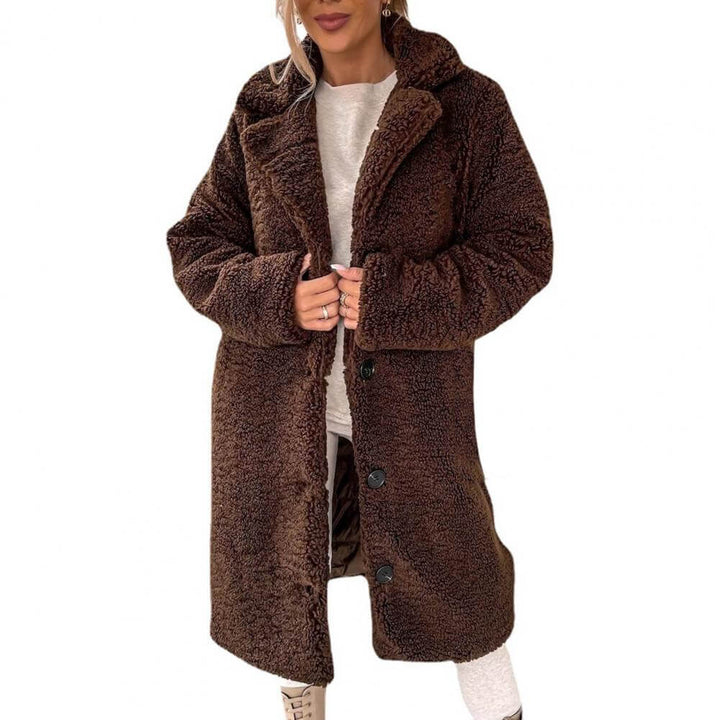 Snygg Pälsjacka för Kvinnor - Bekväm Elegant