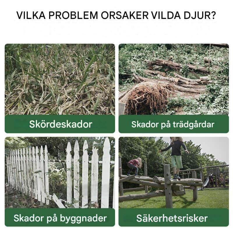 Solcellsdriven Djurhållare med Hög Volym