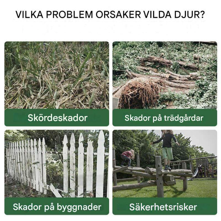 Solcellsdriven Djurhållare med Hög Volym
