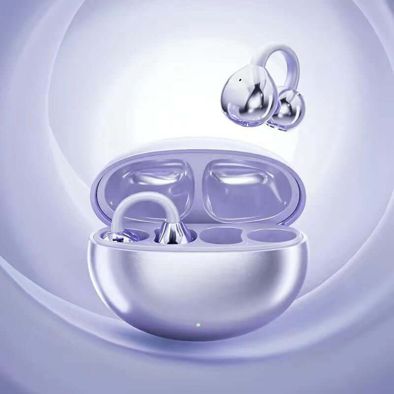 Trådlösa Bluetooth-hörlurar med öronklämma