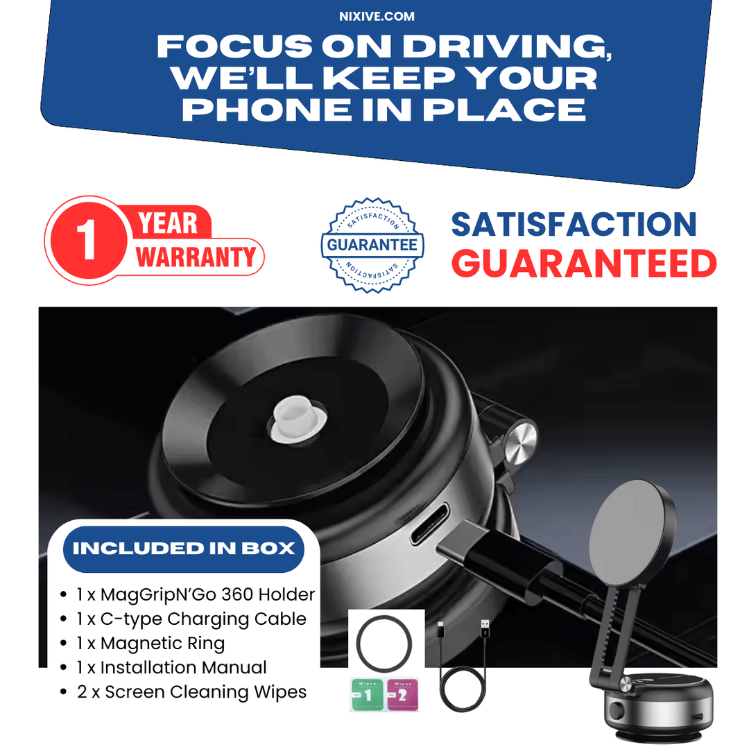 Gripto 360 – Universell Mobilhållare för Smidig Användning