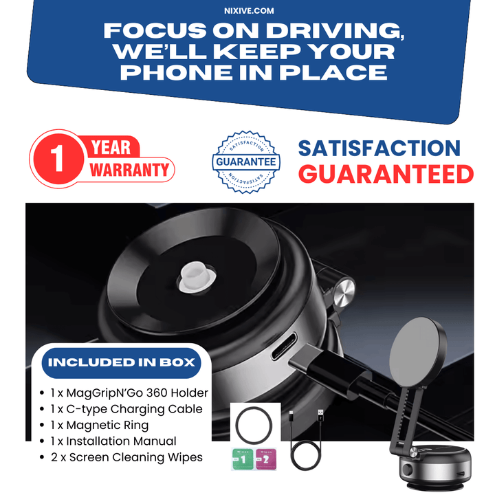 Gripto 360 – Universell Mobilhållare för Smidig Användning