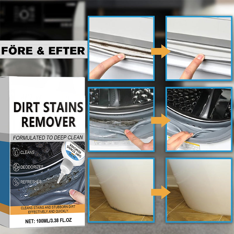 Effektiv Mögelavlägsnargel, tar bort envisa mögelfläckar, klar flaska, vit och grön etikett, 100ml volym.