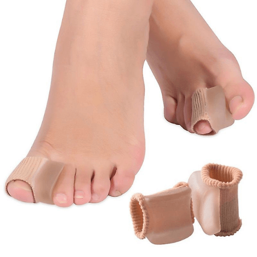 Effektiv tåseparerare för hallux valgus, justerar stortån, hudvänligt material, bekväm och lätt att använda.