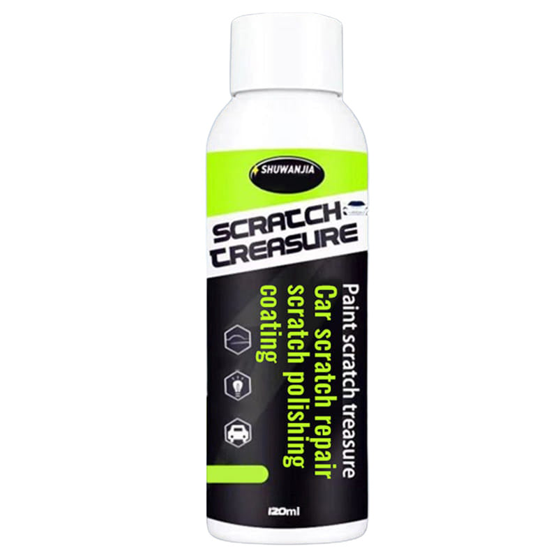 "Effektivt reparationskit för bilrepor med avancerad polering, 120ml flaska, förbättrar utseendet och skyddar ytan."