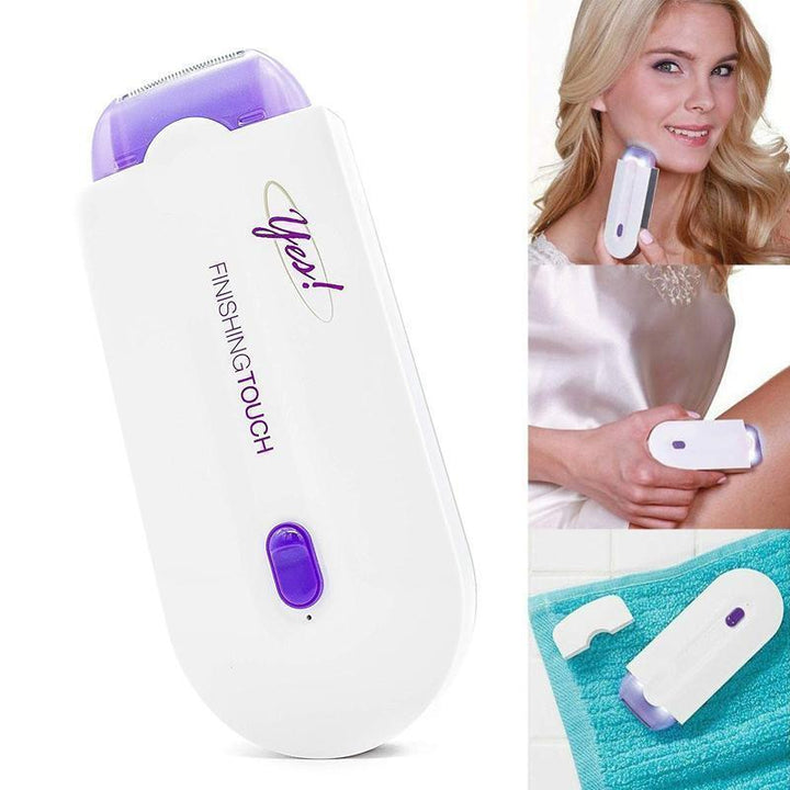 "Elegant bärbar epilator för kvinnor, utformad för smärtfri hårborttagning med mikro-svängningsteknologi."