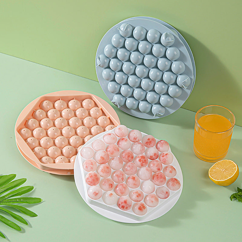 "Elegant isbitsform i bollform för köket, rosa och blå, gör perfekta runda isbollar för drycker som whisky och cocktails."