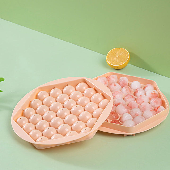 "Elegant isbitsform i bollform för köket, rosa och blå, gör perfekta runda isbollar för drycker som whisky och cocktails."