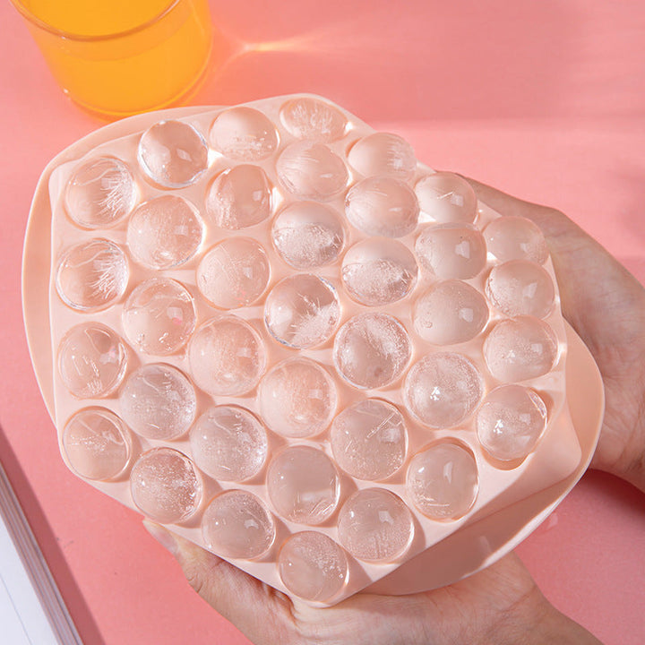 "Elegant isbitsform i bollform för köket, rosa och blå, gör perfekta runda isbollar för drycker som whisky och cocktails."