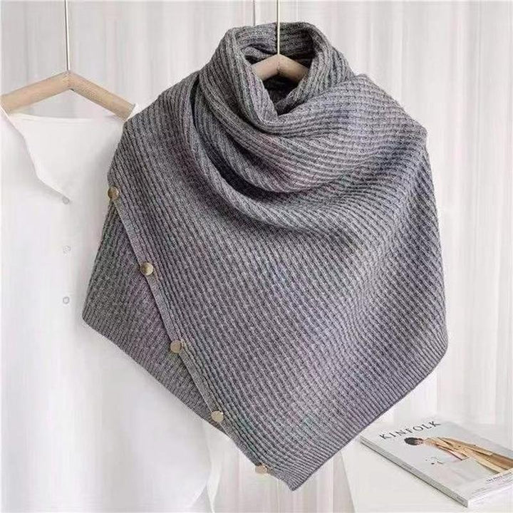 "Elegant Kashmir Pashminasjal för kvinnor i monokrom design, mjuk och lyxig med svartvita färger, perfekt accessoar."