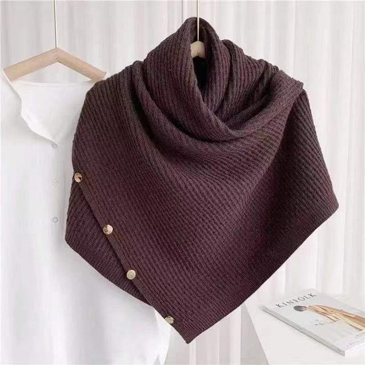 "Elegant Kashmir Pashminasjal för kvinnor i monokrom design, mjuk och lyxig med svartvita färger, perfekt accessoar."
