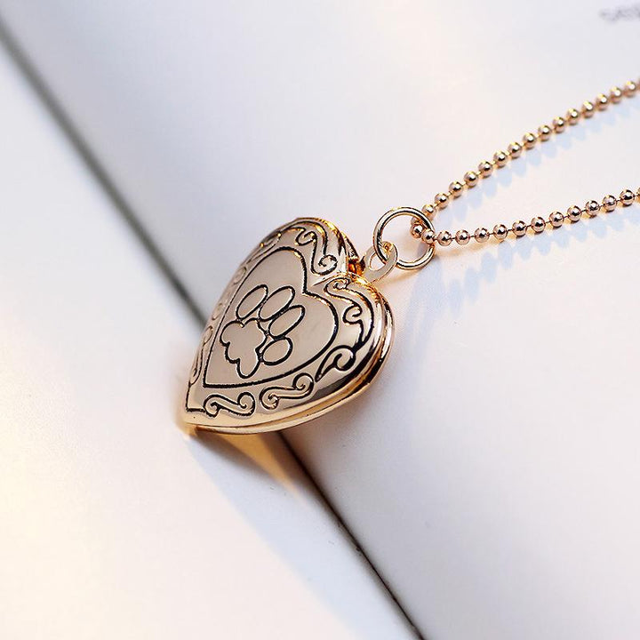 Elegant kvinnors katt tass halsband i silverpläterad alloy med öppningsbart hänge för bild, för stil och djurkärlek.