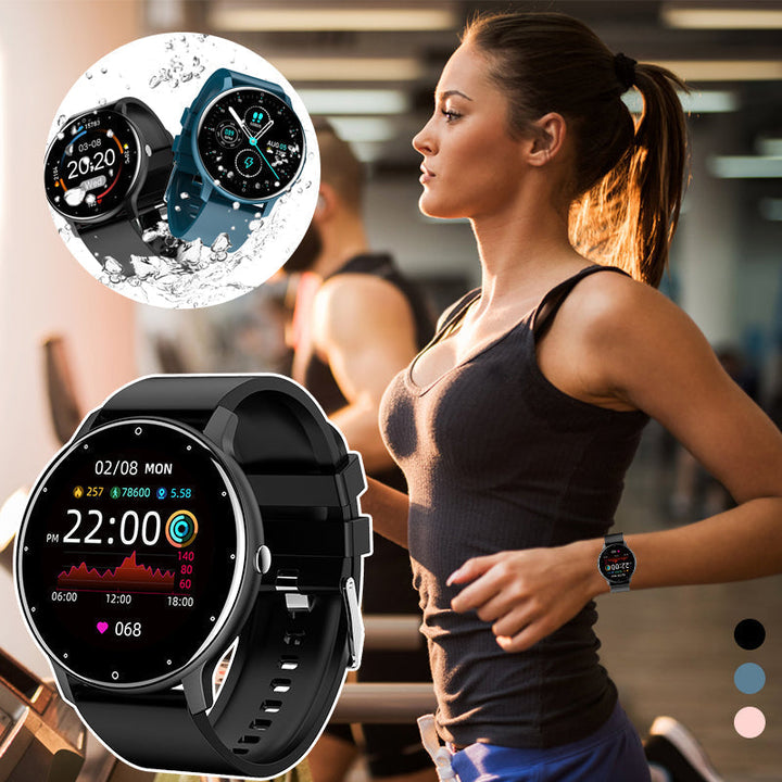 "Elegant och mångsidig smartklocka med vattentät design, ljusstark pekskärm och lång batteritid för herrar och damer."