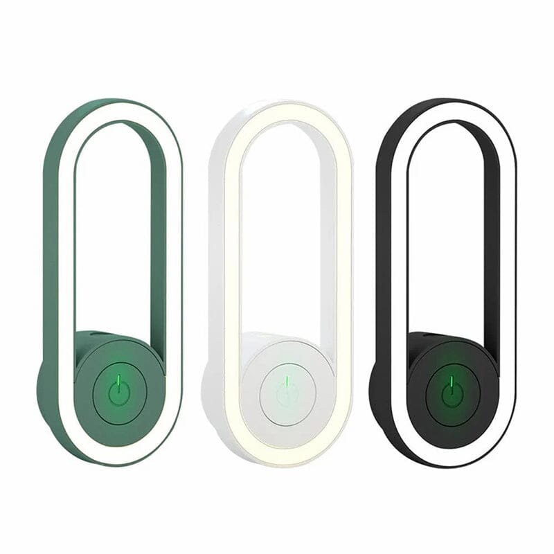"Elegant och modern USB myggavstötare, grön/vit, för skadedjurskontroll med ultraljud, kompakt och lättanvänd."