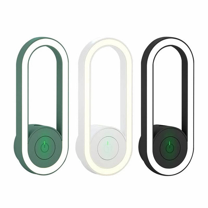 "Elegant och modern USB myggavstötare, grön/vit, för skadedjurskontroll med ultraljud, kompakt och lättanvänd."