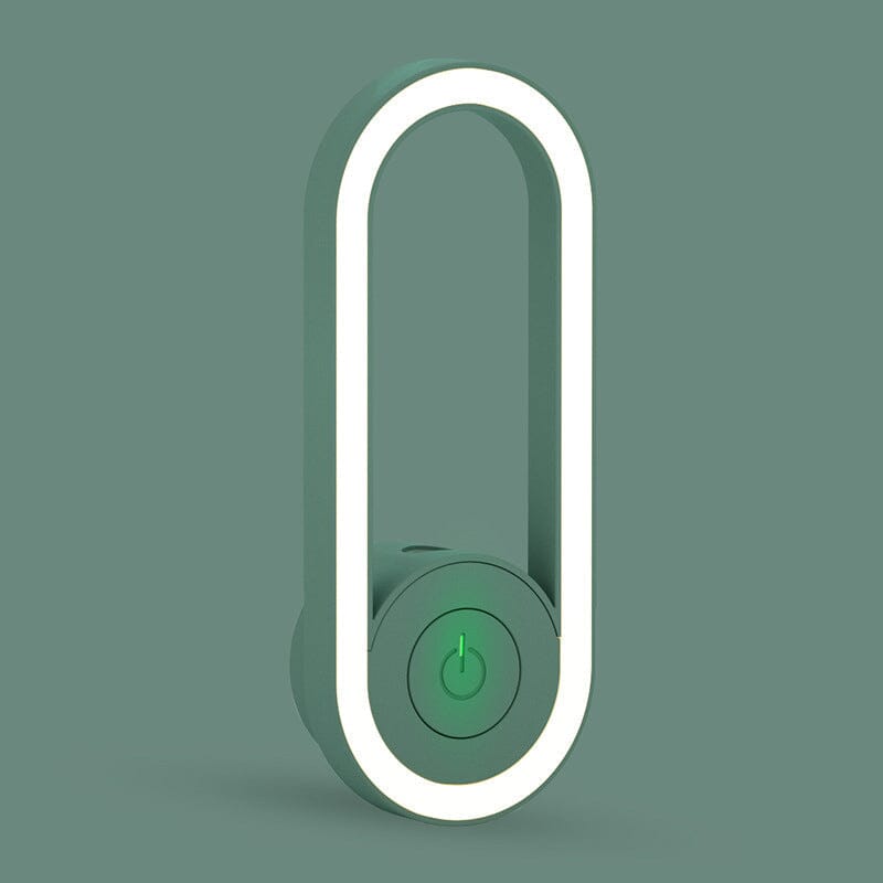 "Elegant och modern USB myggavstötare, grön/vit, för skadedjurskontroll med ultraljud, kompakt och lättanvänd."