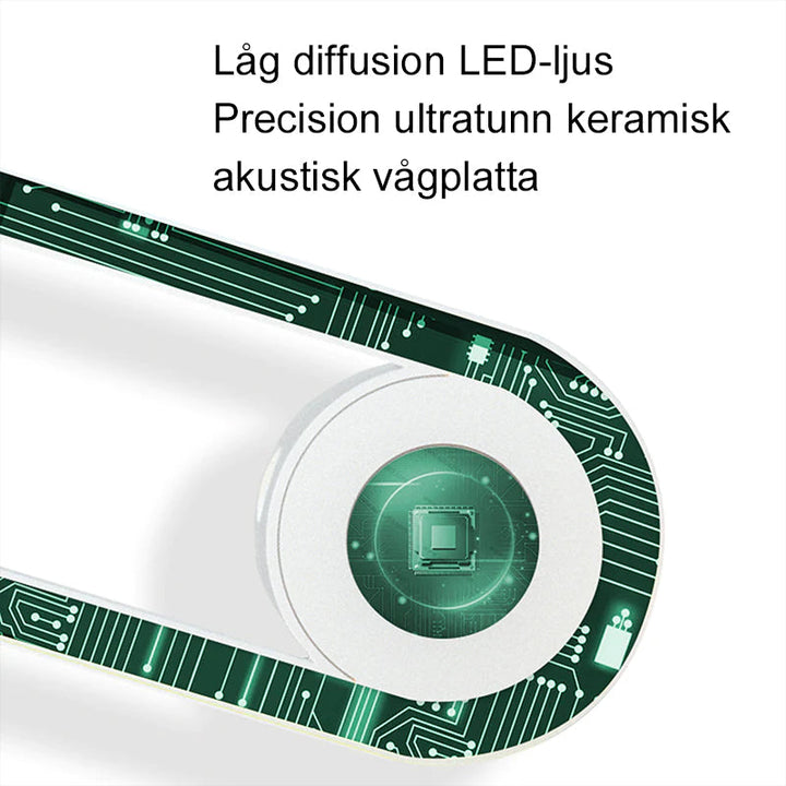 "Elegant och modern USB myggavstötare, grön/vit, för skadedjurskontroll med ultraljud, kompakt och lättanvänd."