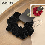 Håraccessoarer (svart + röd)