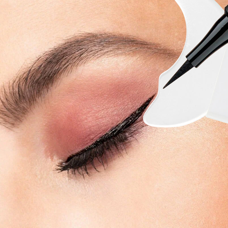 "Elegant silikonverktyg för ögonmakeup, ergonomiskt designad för precis applicering av mascara, eyeliner och ögonskugga."