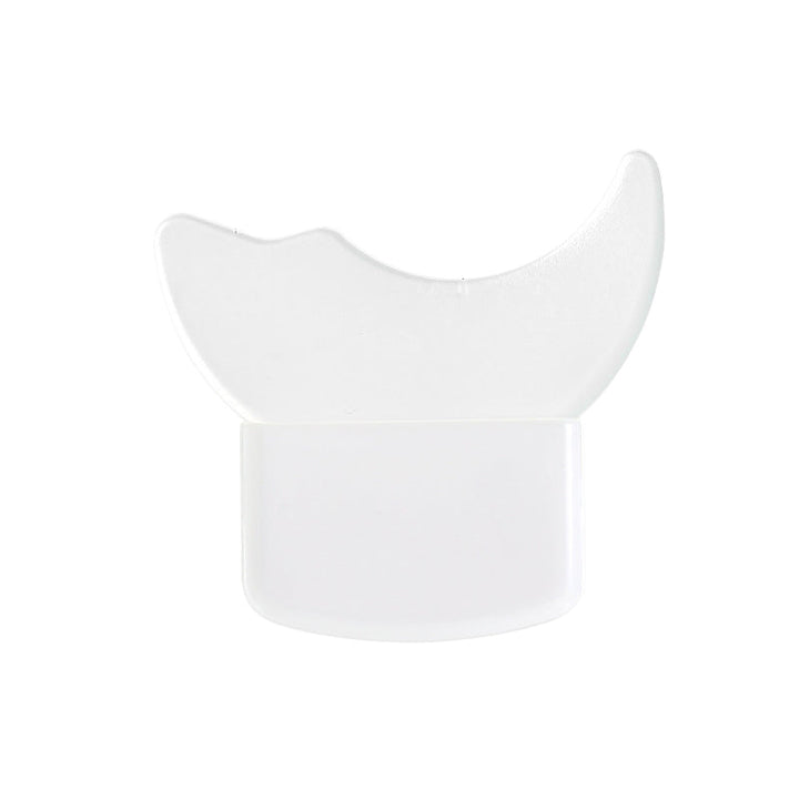 "Elegant silikonverktyg för ögonmakeup, ergonomiskt designad för precis applicering av mascara, eyeliner och ögonskugga."