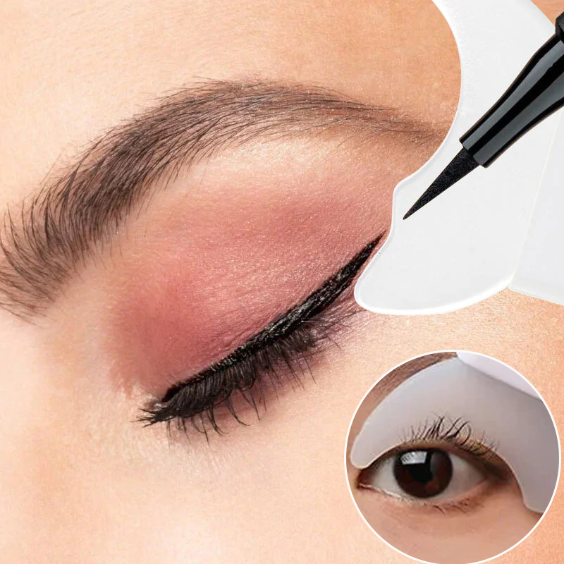 "Elegant silikonverktyg för ögonmakeup, ergonomiskt designad för precis applicering av mascara, eyeliner och ögonskugga."