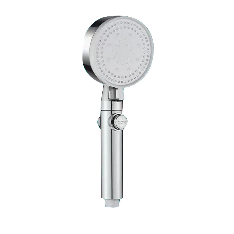 "Elegant superladdat duschhuvud i svart och silver, högtrycksprestanda med stilren design för modern badrumsinredning."