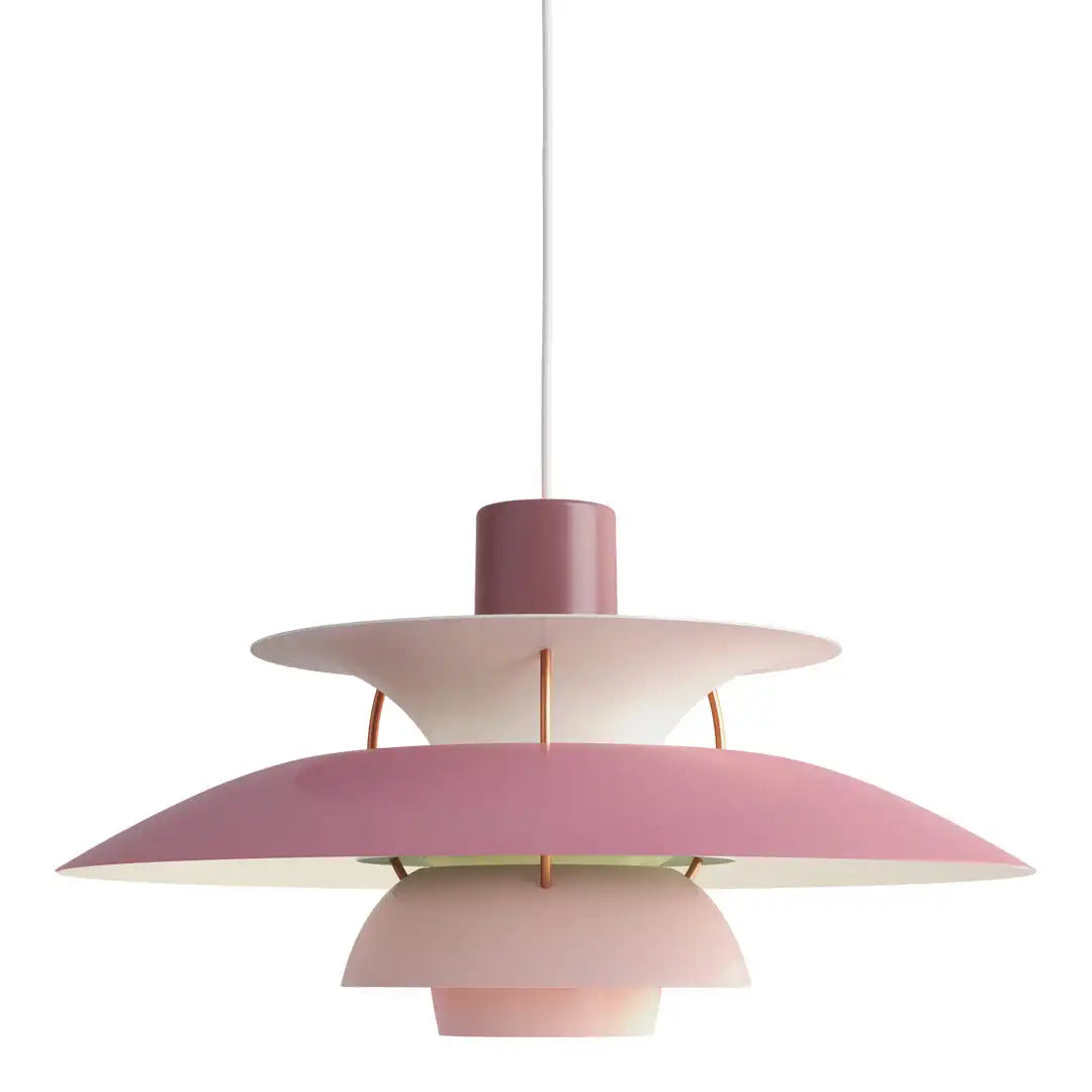 "Elegant taklampa med svävande skåldesign, livfulla färgval som blå och lila, perfekt för modern inredning."