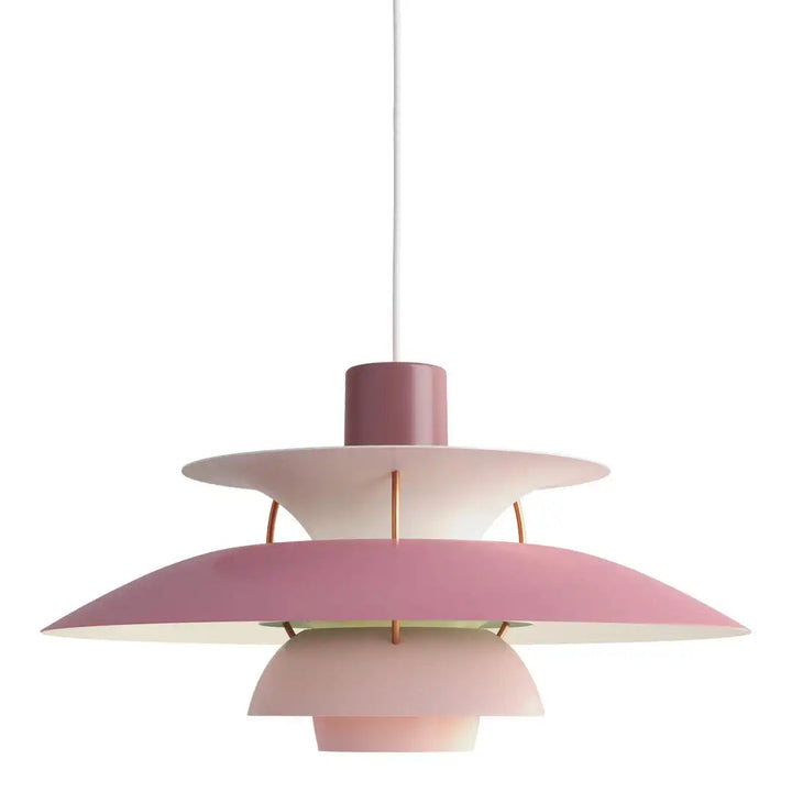 "Elegant taklampa med svävande skåldesign, livfulla färgval som blå och lila, perfekt för modern inredning."