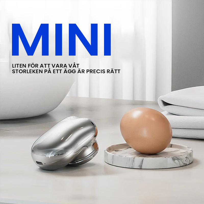 "Elegant USB mini rakapparat för snabb, bekväm rakning. Kompakt, bärbar och perfekt för både våt och torr användning."