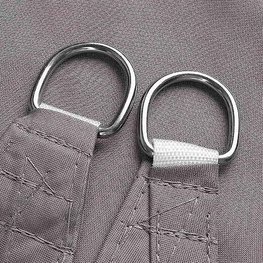 "Eleganta utomhuspersienner med bågdesign, vattentäta och UV-skyddande, passar trädgård och strandmiljö."
