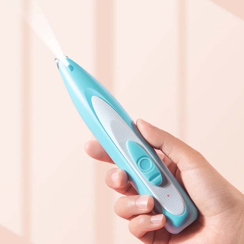 "Elektrisk hundtrimmer med LED och USB-laddning, ergonomisk design, multifunktionella skärare för precisionsgrooming."