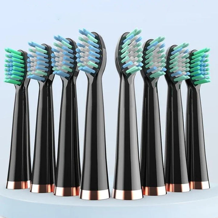 Elektrisk sonic-tandborste för vuxna, vit design, flera lägen för djup rengöring, med smart timer och högvibrerande teknologi